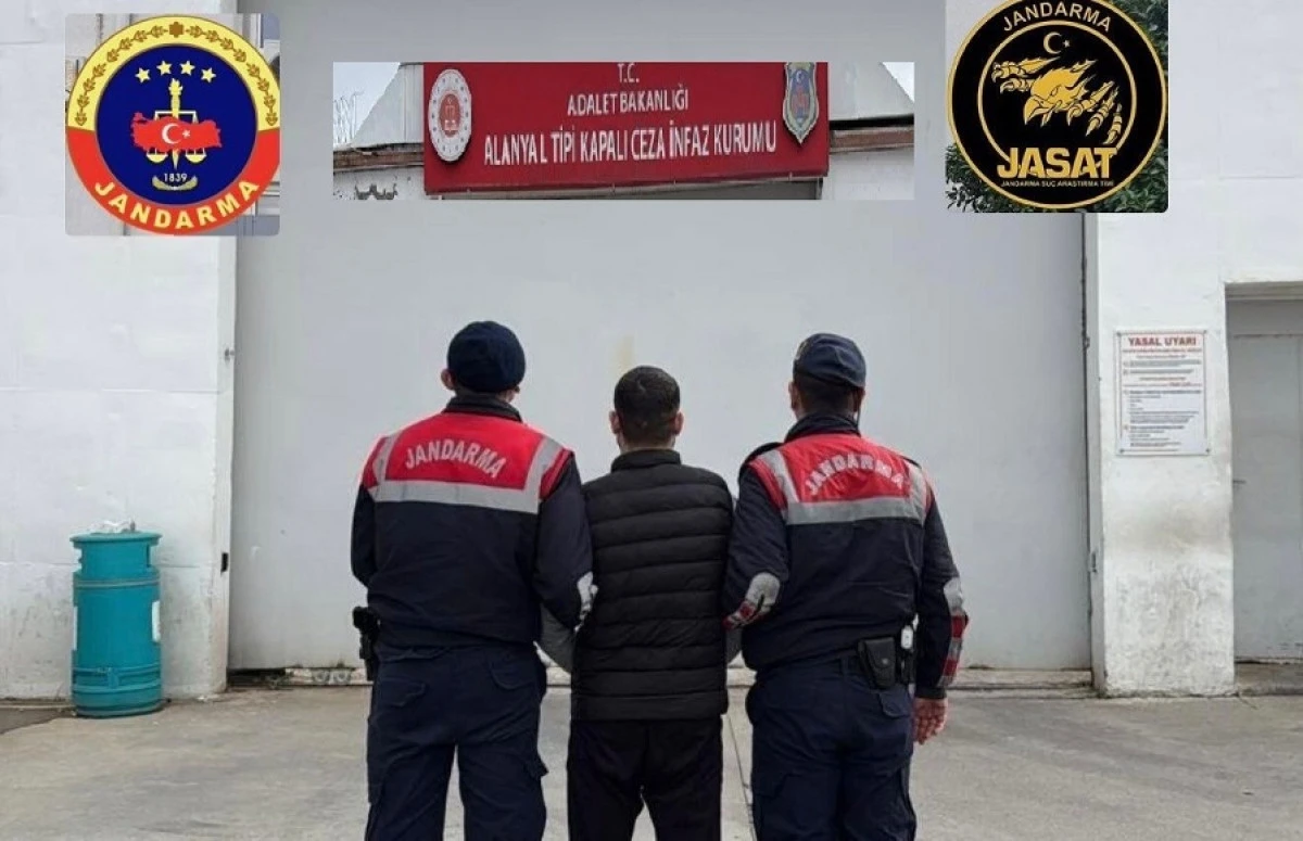 20 Yıl Hapis Cezası Bulunan Firari Alanya&rsquo;da Yakalandı