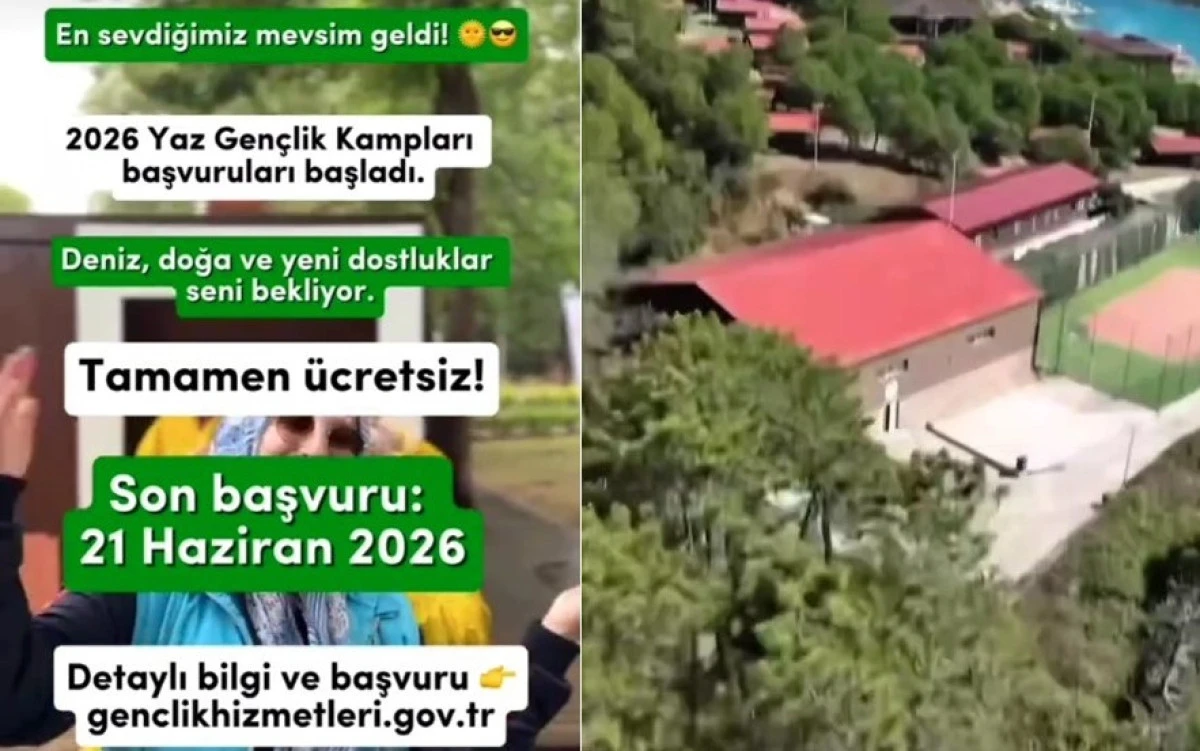 2026 Yılı Gen&ccedil;lik Kampları Başvuruları Başladı