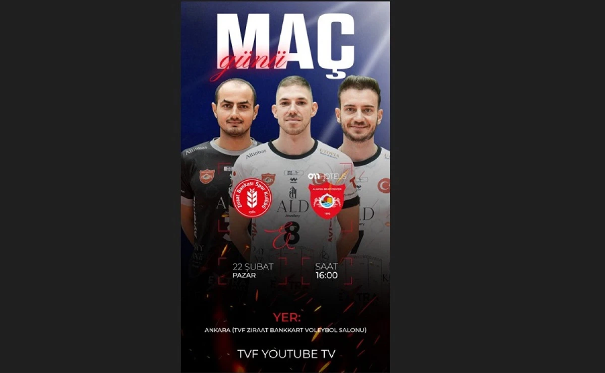 Alanya Belediyespor, Deplasmanda Ziraat Bankkart İle Karşılaşıyor