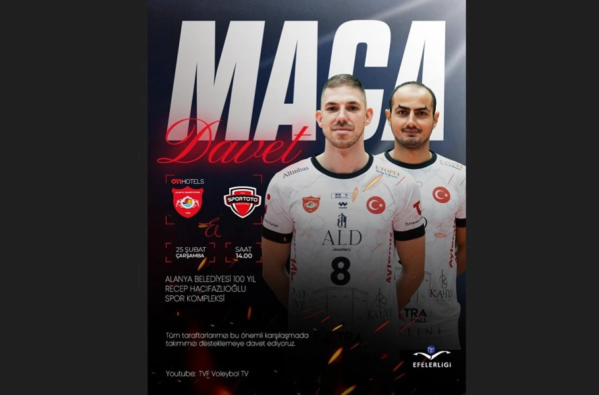 Alanya Belediyespor Spor Toto&rsquo;yu Ağırlıyor