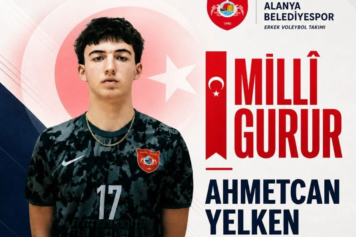 Alanya Belediyespor'un Gen&ccedil; Yıldızı Mill&icirc; Takım Yolunda
