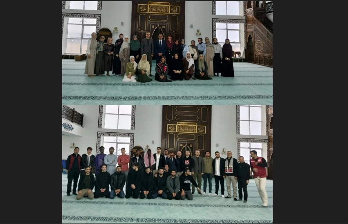 Alanya M&uuml;ft&uuml;s&uuml; &Ouml;ğrencilerle Bayramda Bir Araya Geldi