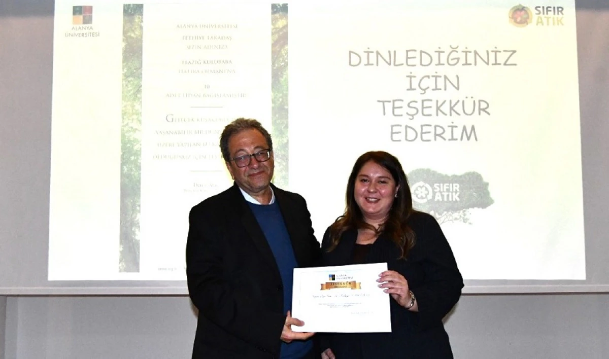 Alanya &Uuml;niversitesi Personeline Sıfır Atık Eğitimi Başladı