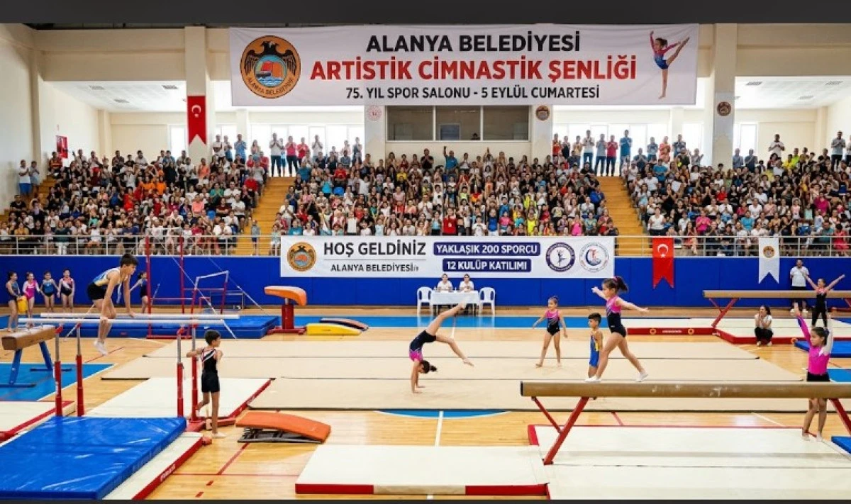 Alanya&rsquo;da Artistik Cimnastik Şenliği İ&ccedil;in B&uuml;y&uuml;k Buluşma