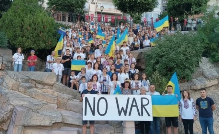 Alanya&rsquo;da Ukraynalılardan &ldquo;Savaşa Hayır&rdquo; Buluşması