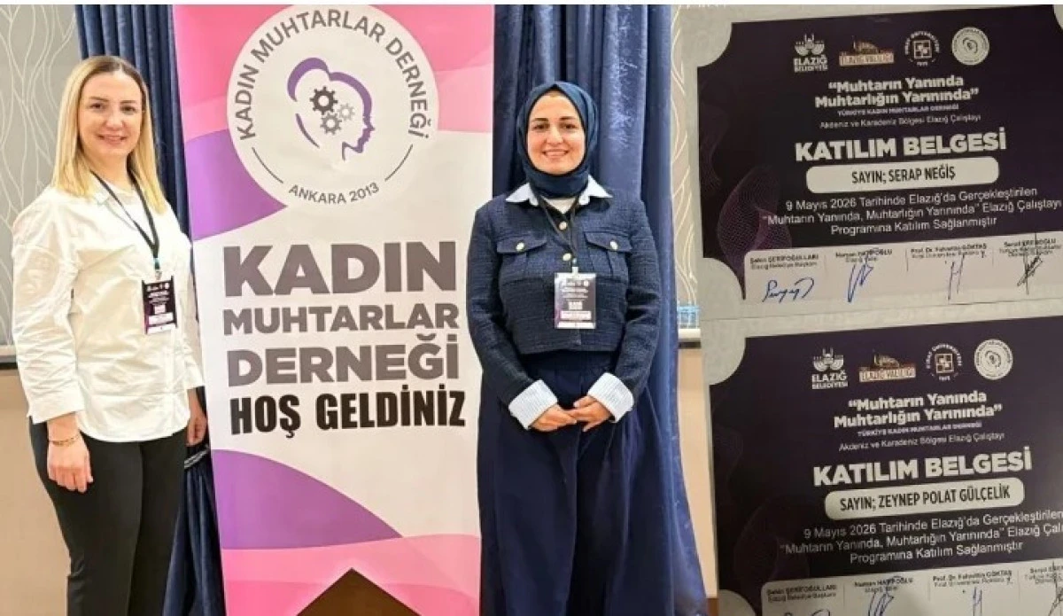 Alanyalı Kadın Muhtarlar Elazığ&rsquo;daki &Ccedil;alıştayda Yer Aldı