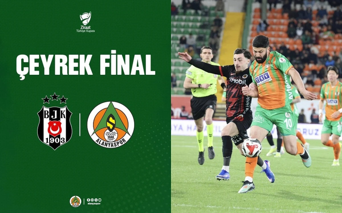 Alanyaspor&rsquo;un Kupadaki Rakibi Beşiktaş Oldu