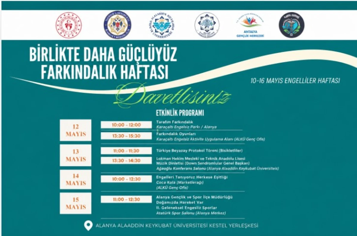 ALK&Uuml;&rsquo;DE ENGELLİLER HAFTASI İ&Ccedil;İN DOLU DOLU FARKINDALIK PROGRAMI