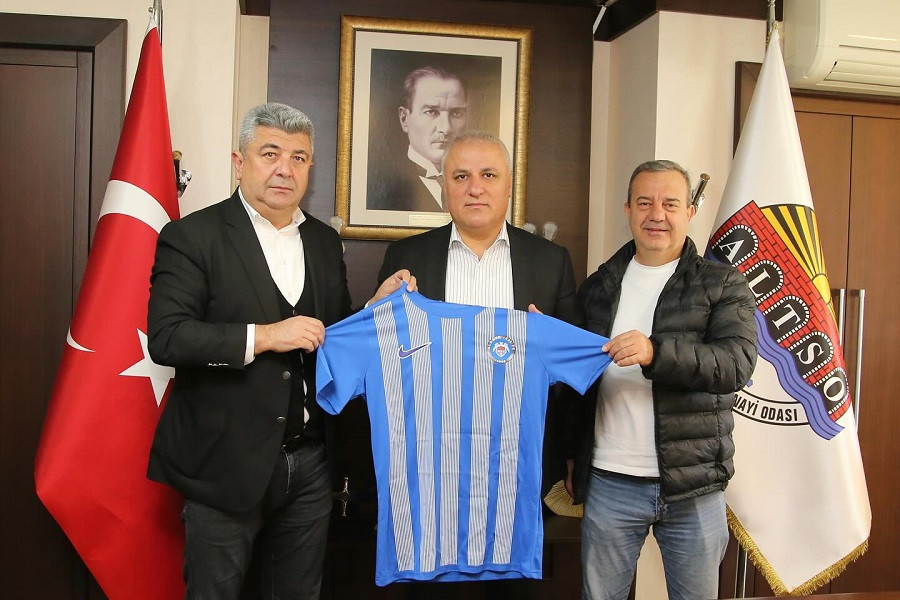 ALTSO Başkanı Eray Erdem, Alanya 1221 Futbol Kulübü Yönetimini Ağırladı