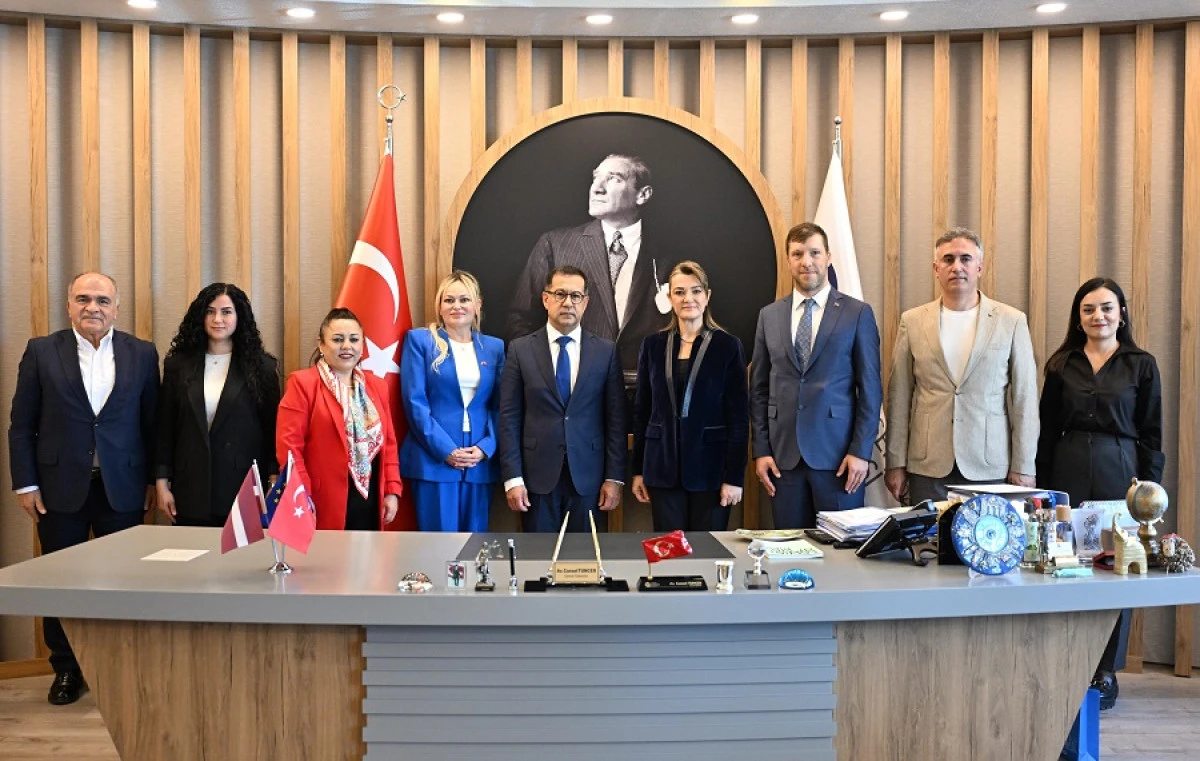 Antalya İle Letonya Arasında İş Birliği G&uuml;&ccedil;leniyor