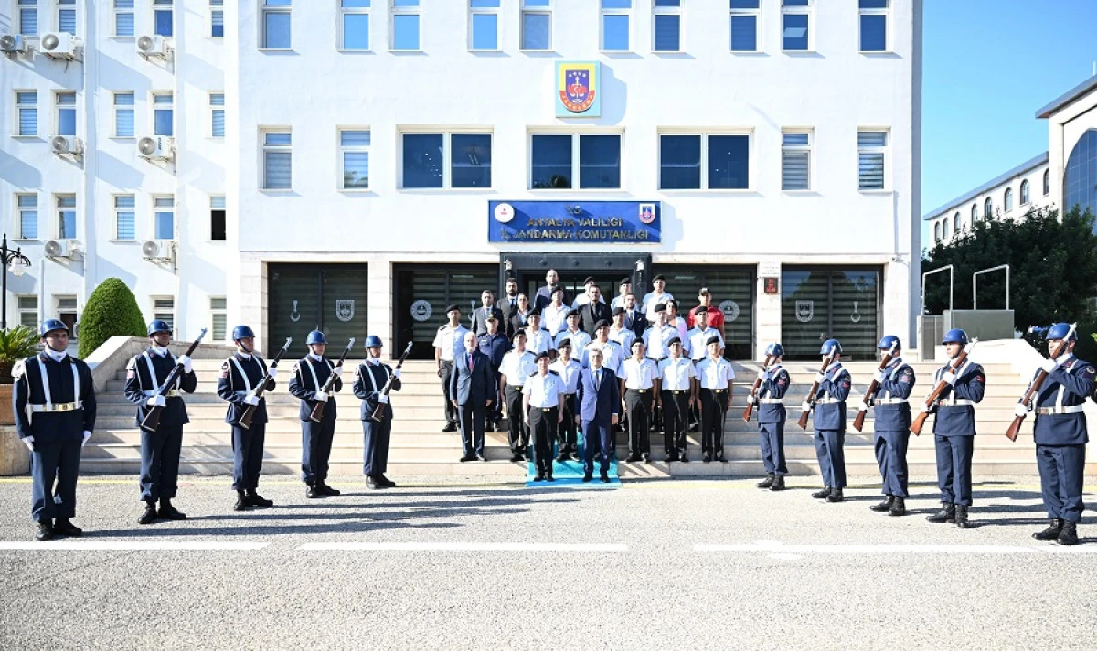 Antalya Jandarmasında 43 Personel Bir &Uuml;st R&uuml;tbeye Terfi Etti