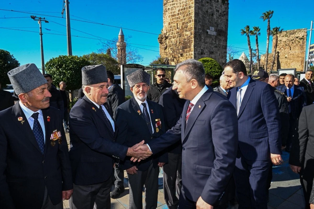 Antalya&rsquo;da İlk Sivil Şehit Mustafa Haşmet Anıldı