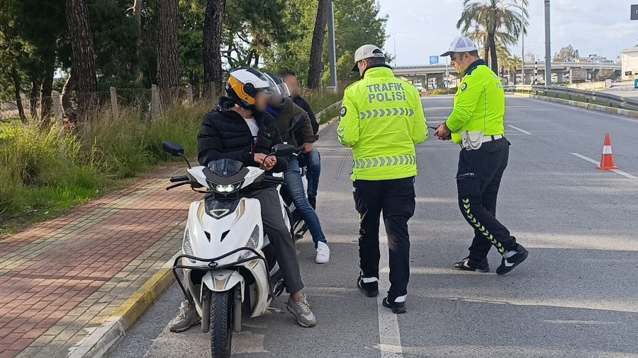 Antalya’da Motosikletlere Yönelik Denetim 