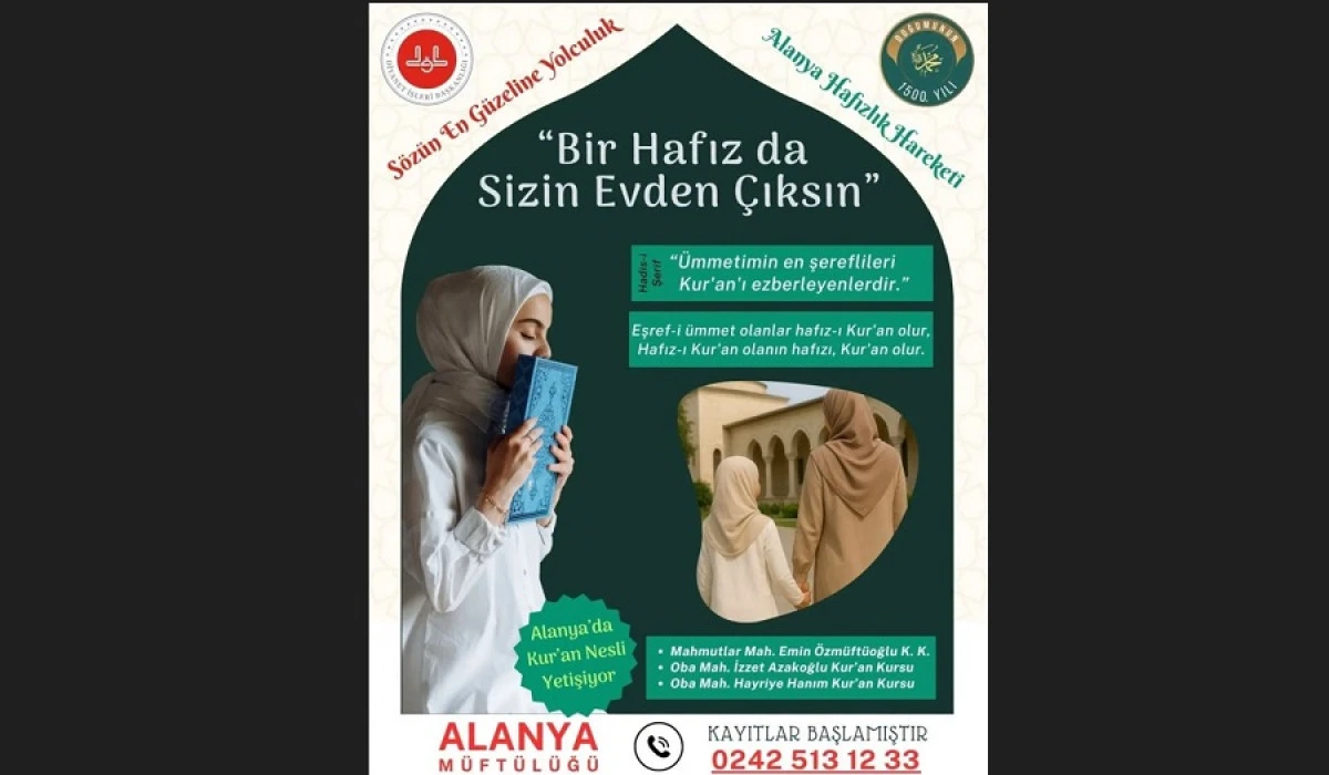 Bir Hafız Da Sizin Evden &Ccedil;ıksın Projesi Devam Ediyor