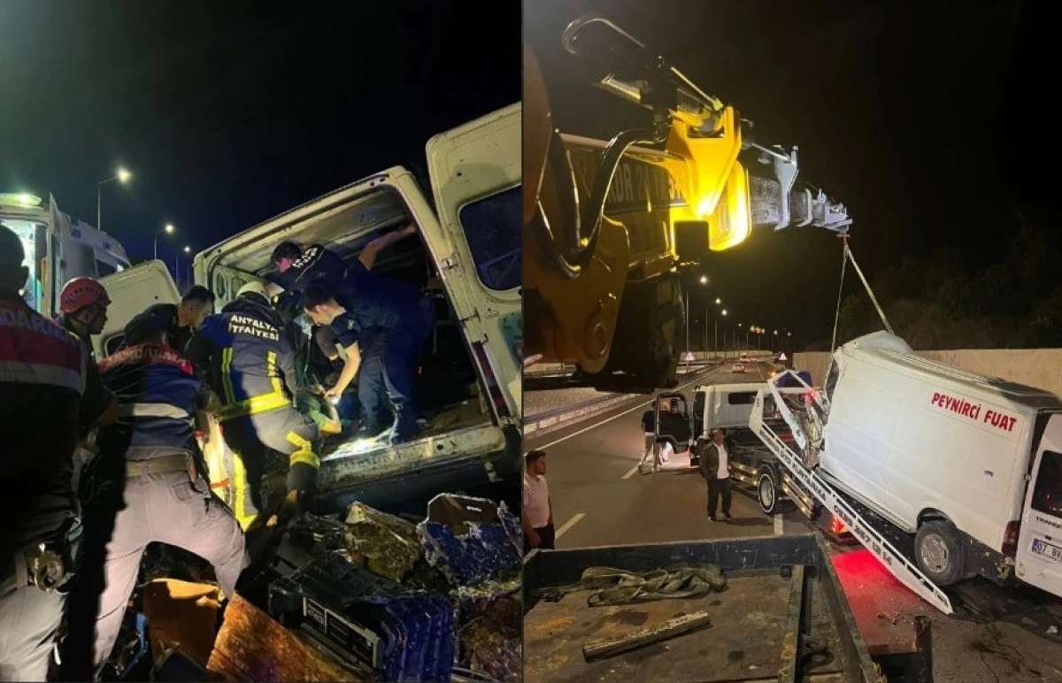Dim &Ccedil;ayı T&uuml;neli &Ccedil;ıkışında Feci Kaza: S&uuml;r&uuml;c&uuml; Hayatını Kaybetti