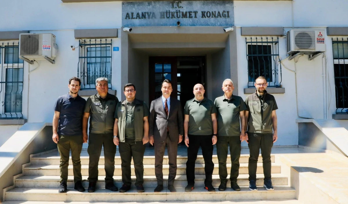 Doğa Koruma Ve Milli Parklar Heyetinden Kaymakam &Ouml;zt&uuml;rk&rsquo;e Ziyaret
