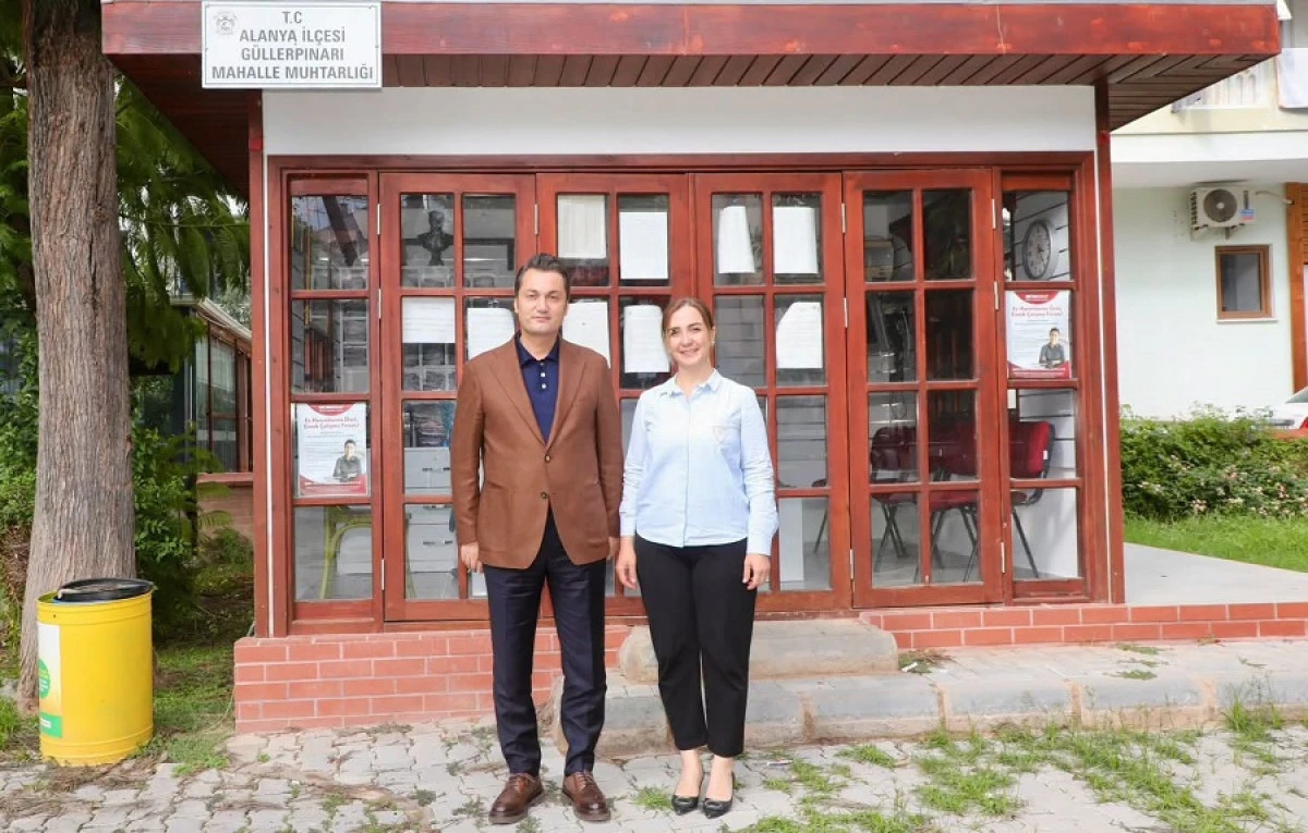 Kaymakam &Ouml;zt&uuml;rk&rsquo;ten Muhtara Ziyaret