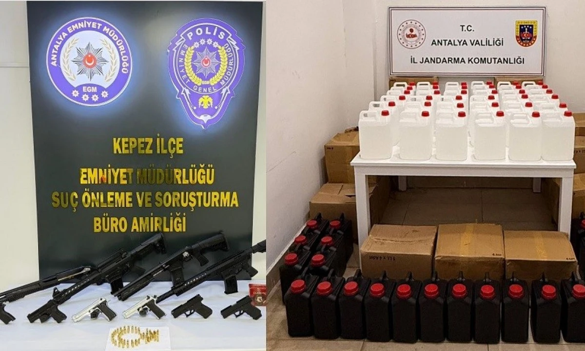 Kepez&rsquo;de Ka&ccedil;ak&ccedil;ılık Ve Silah Operasyonları: Milyonluk Vurgun Ortaya &Ccedil;ıktı