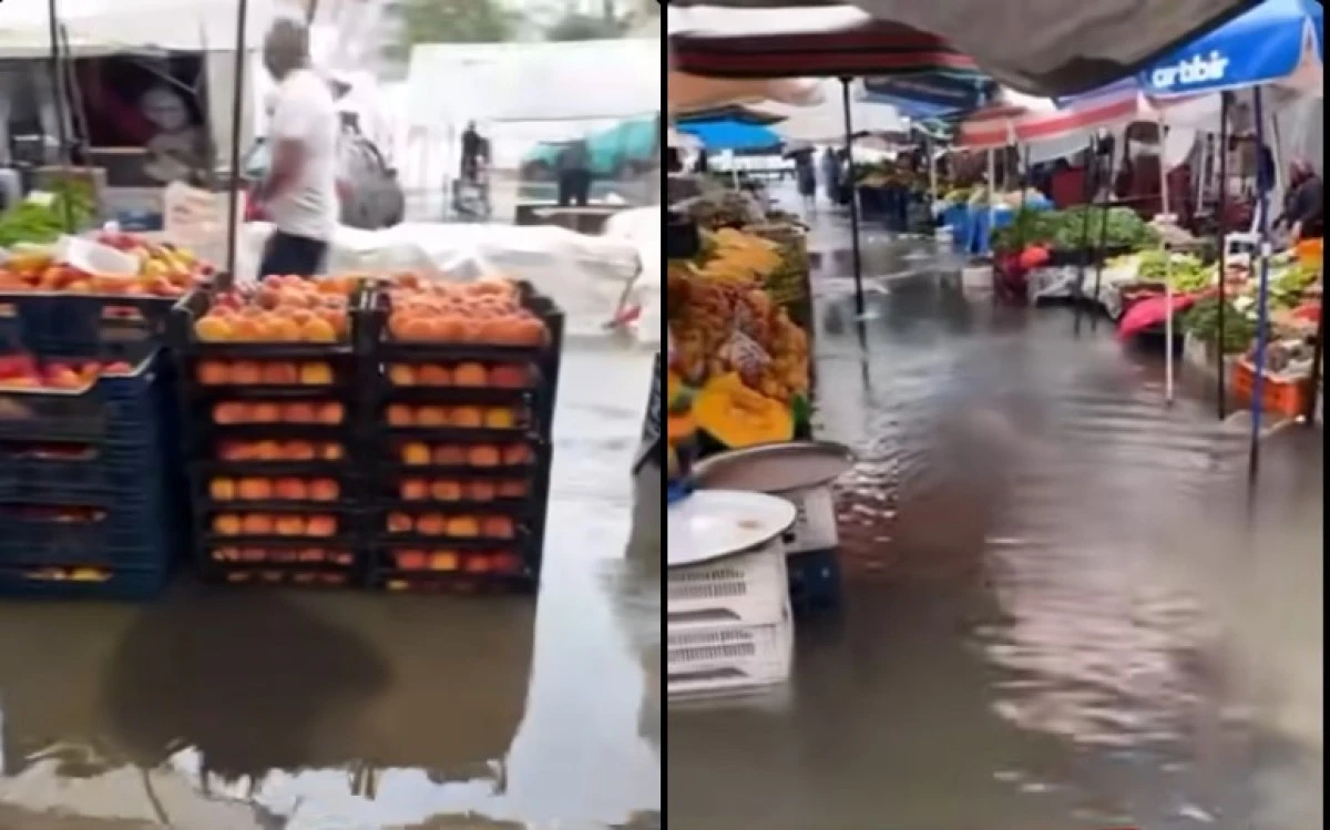 Mahmutlar&rsquo;da Pazar Yeri G&ouml;le D&ouml;nd&uuml;