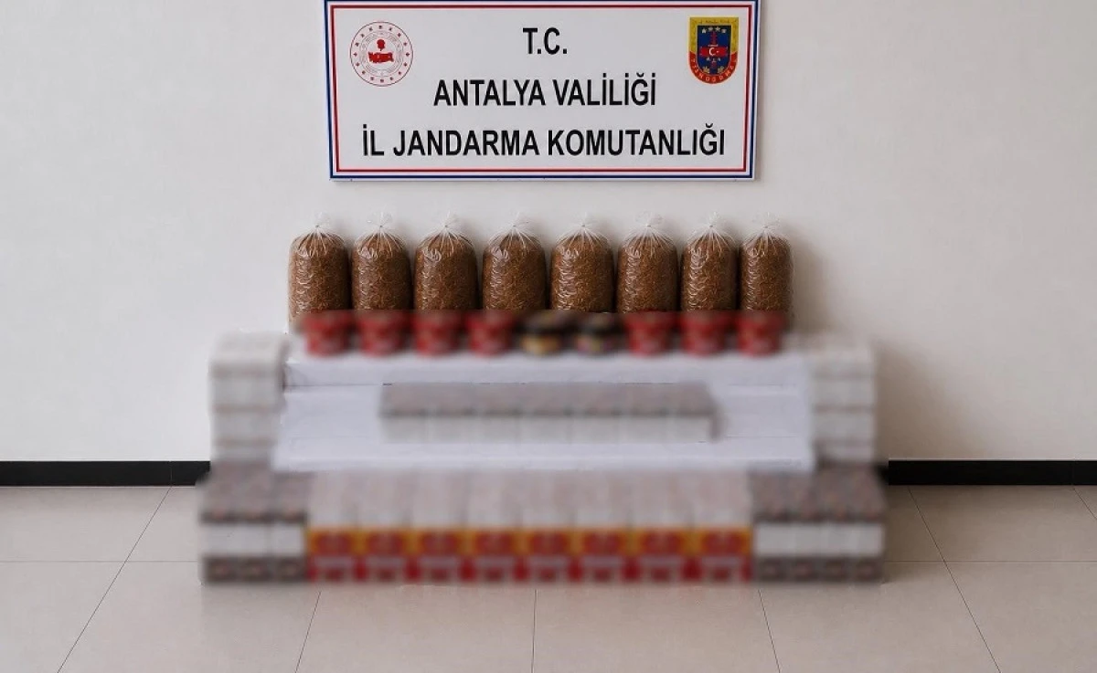 Manavgat&rsquo;ta Ka&ccedil;ak T&uuml;t&uuml;n Operasyonu: 30 Bin Dolu Makaron Ele Ge&ccedil;irildi