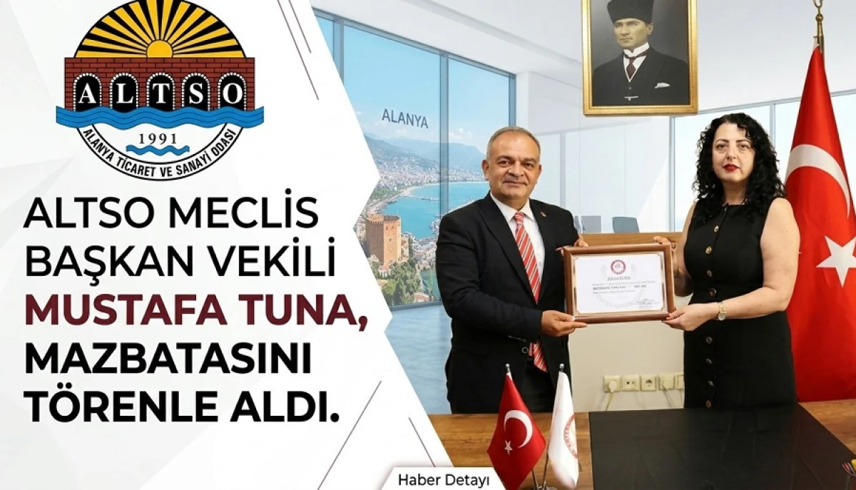 Mustafa Tuna Mazbatasını Aldı
