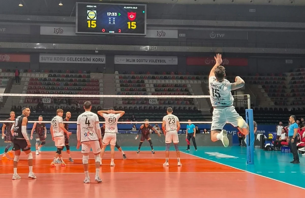ON Hotels Alanya Belediyespor, Ordu VK&rsquo;yi 3-1 Mağlup Etti