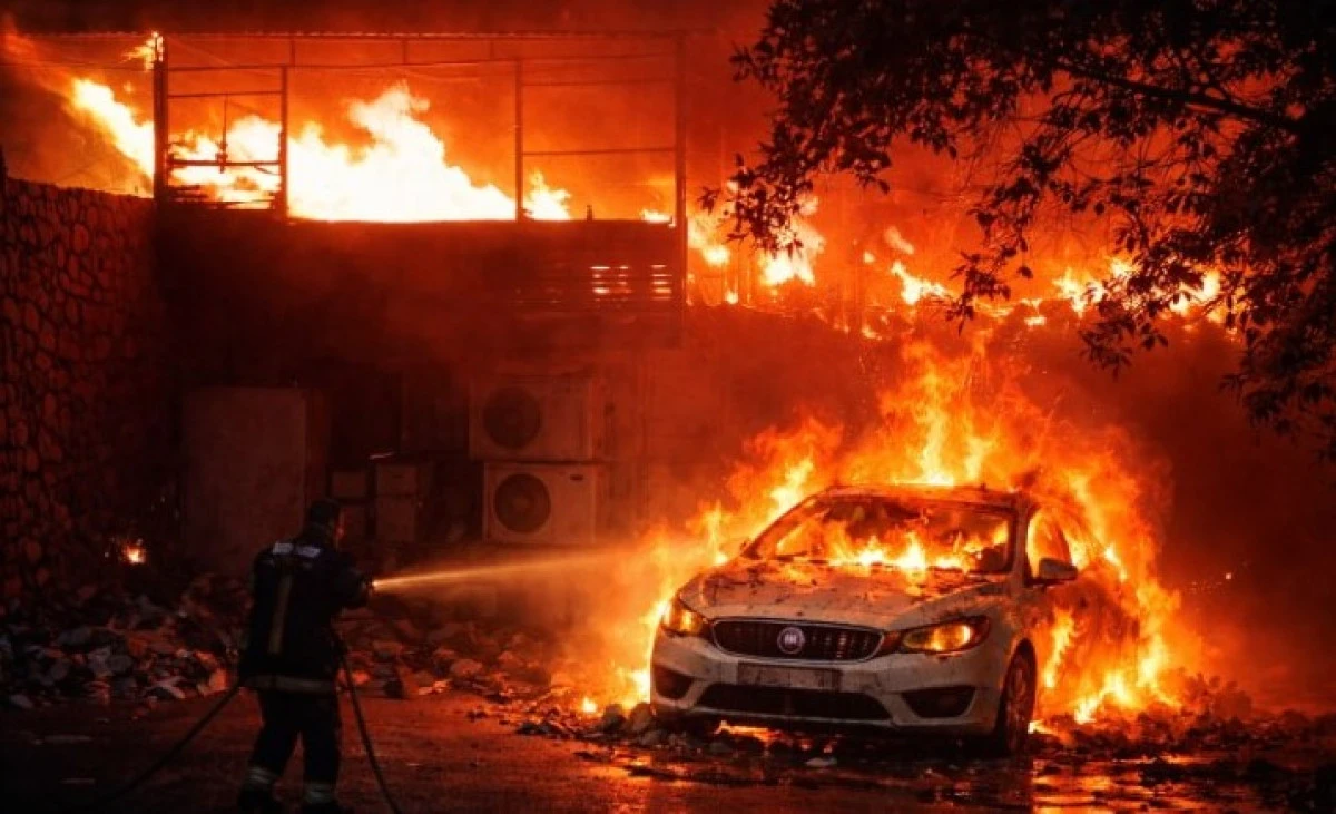 PİKNİK ALANINDA GECE YANGINI: TOFAŞ K&Uuml;LE D&Ouml;ND&Uuml;