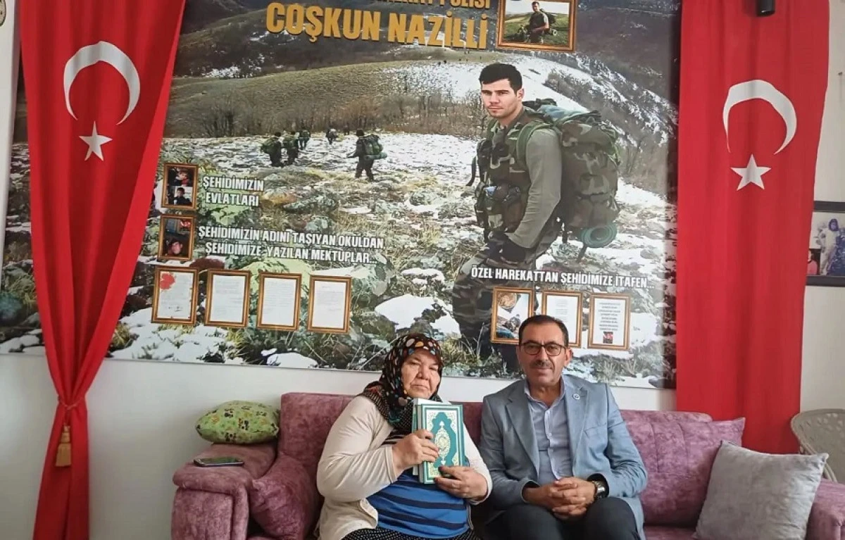 Şehit Coşkun Nazilli&rsquo;nin Annesine Vefa Ziyareti