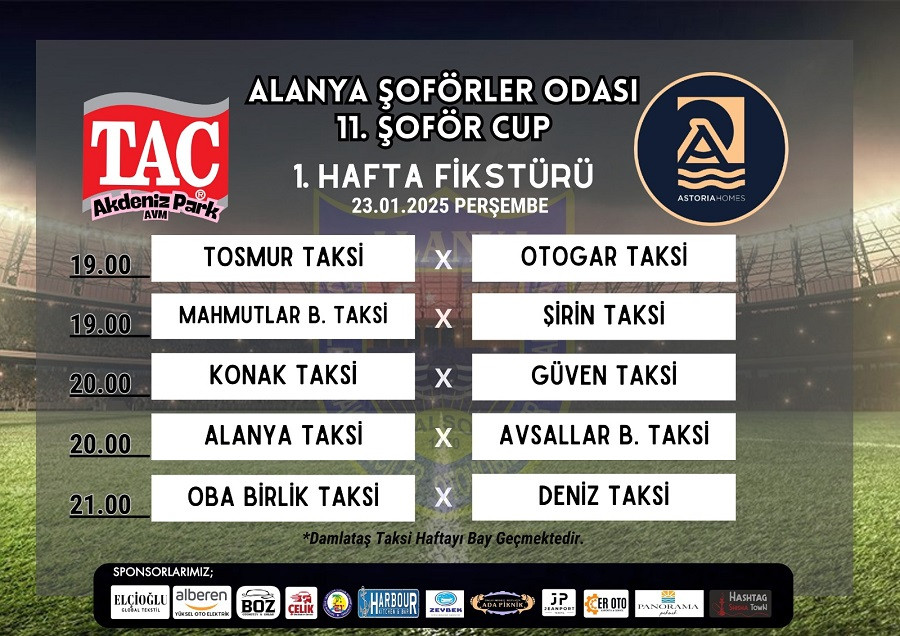 Şoför Cup’ta 1. Hafta Başlıyor