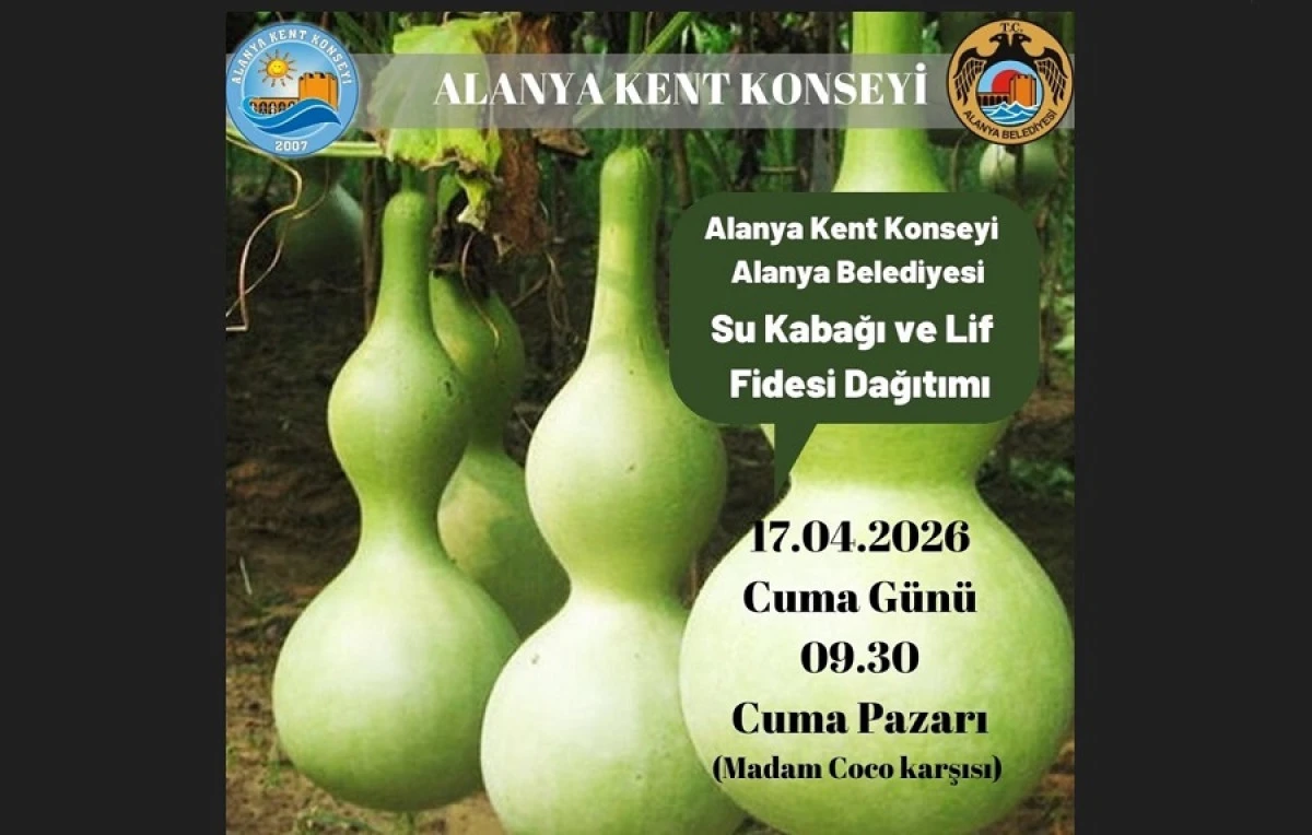 &Uuml;cretsiz Su Kabağı Ve Lif Fidesi Dağıtımı Başlıyor