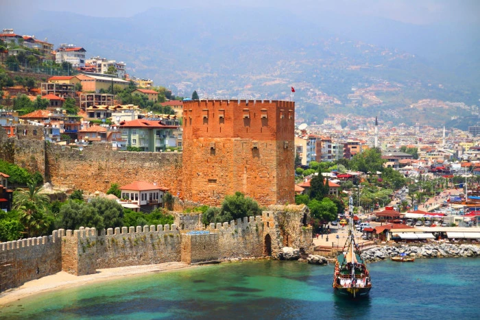 sonalanya.com - Alanya Kızılkule - Kuş Bakışı
